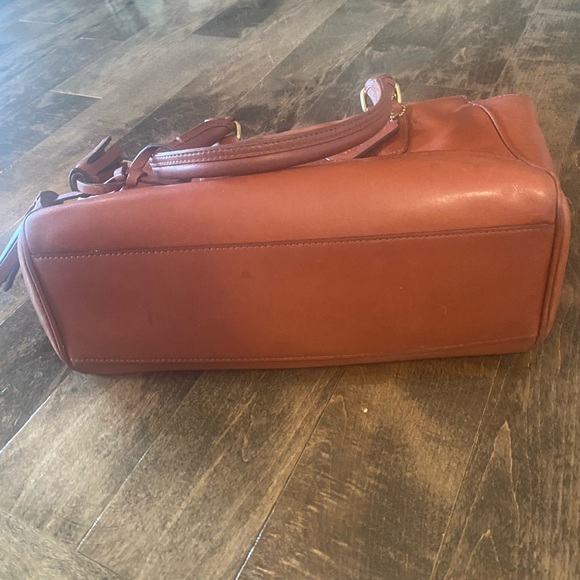 COACH Legacy Cognac Leather Handbag - Picture 10 of 17